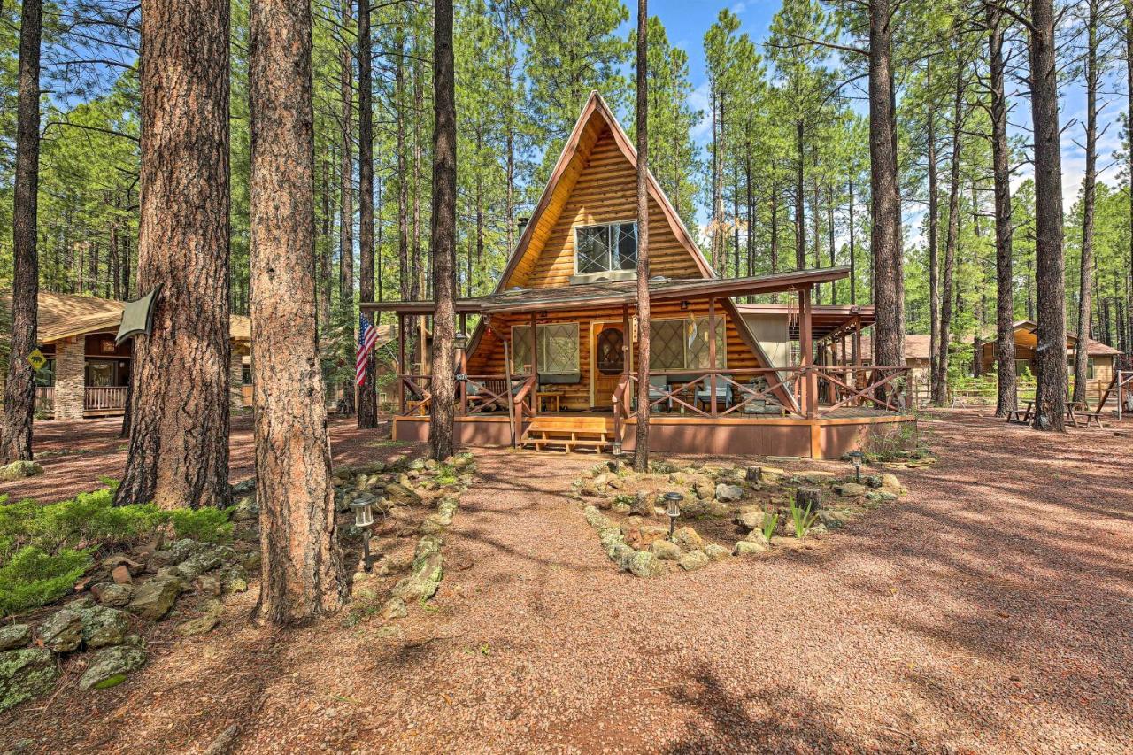 A-Frame Pinetop Lakeside Cabin Under The Pines! 빌라 외부 사진